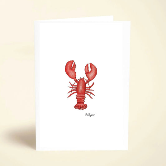 5 Pack Lobster Greeting Cards